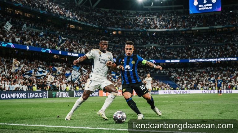 Champions League 2026/27 khởi tranh: Real Madrid và Inter Milan đối đầu nảy lửa ngày mở màn